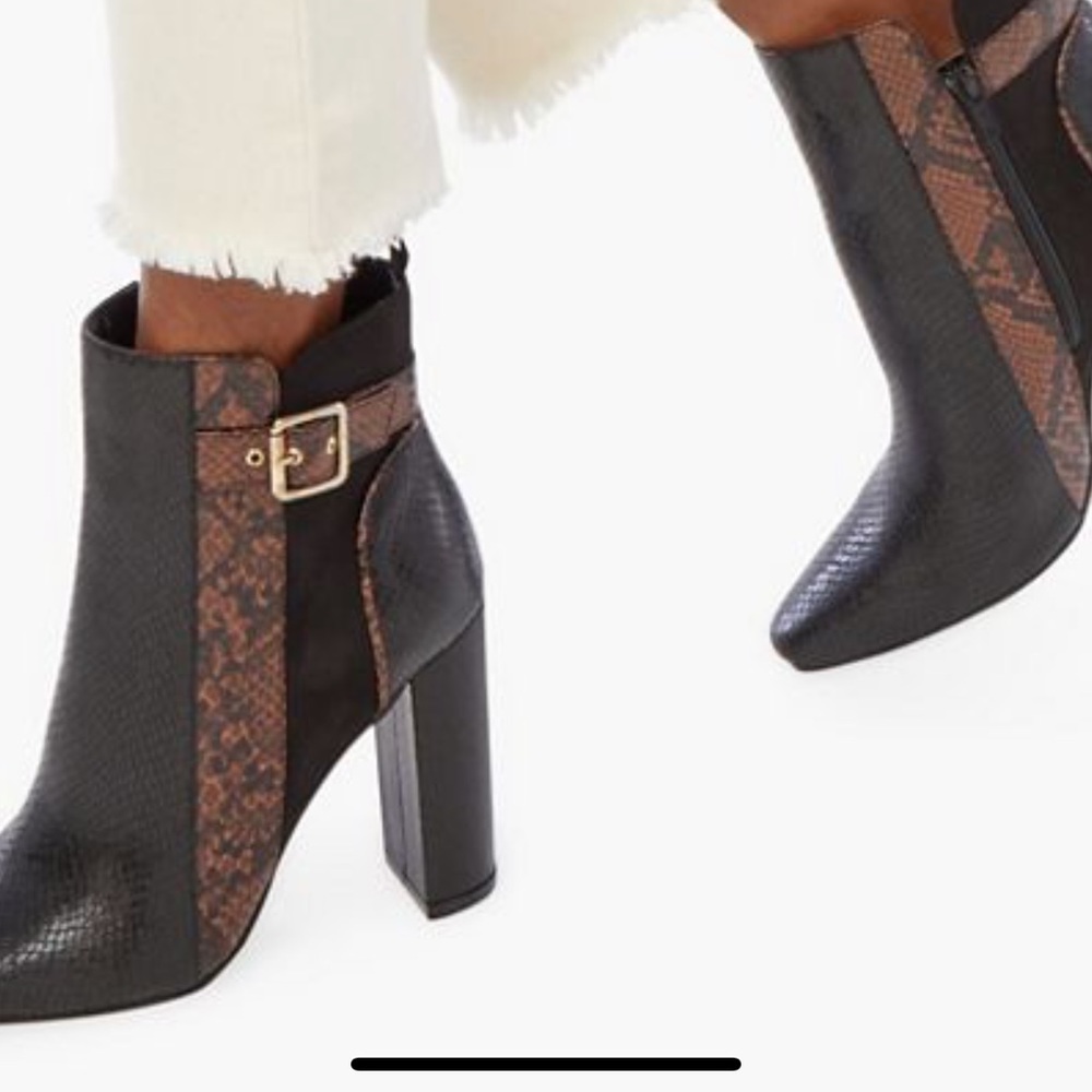 Color Block Bootie